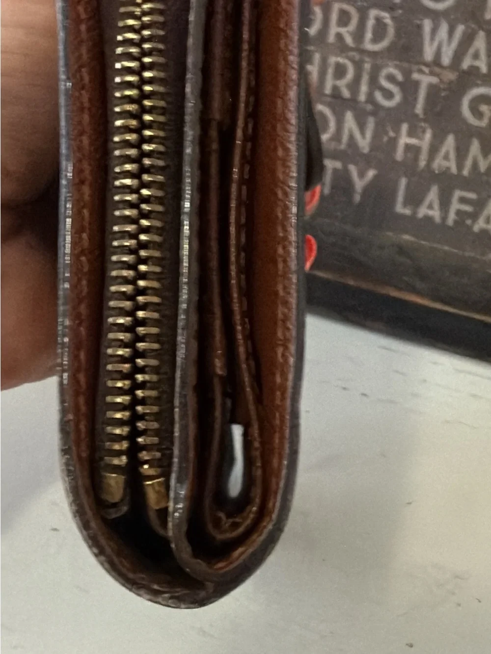 Louis Vuitton Monogram compact zip wallet Vintage